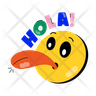 crazy emoji logo