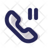 phone-pause symbol