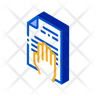 hold document icon png