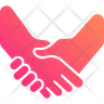 together hand icon