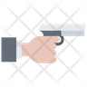 holding pistol icon png