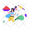 holi festival logo