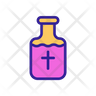 free holy water bottle icons