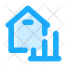 icon for increase real estate price