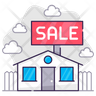 property sale board icon