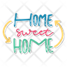 icon home sweet home