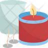 homemade candle icons