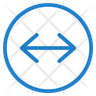 horizontal swap icon