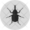 horn beetle icons free