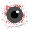 horror eye icon