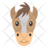 horse emoji icon svg