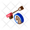 equestrian whip emoji