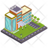 hospital cloud icon