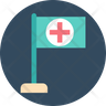 icon for hospital flag