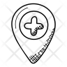 hospital map emoji