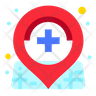 hospital map icons free