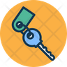 hotel room key icon png