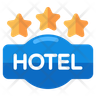 hotel label icon png