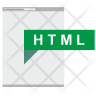 html page icons