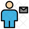 icon for human letter