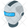 icon for humanoid robot head