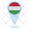 hungary location icon download