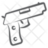 hunting pistol logo