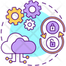 icons of hybrid cloud