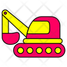 caterpillar excavator icons