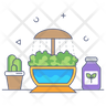 icons for hydroponic system