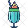 ice cream shake logo