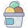 ice cream tub icons