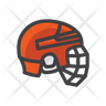 icon for ice hockey helmet