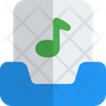 inbox music icon png