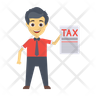 income tax officer icons