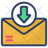 incoming mail symbol