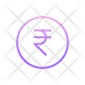 icon rupee symbol