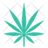 cannabis indica icon svg