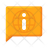 information talk icon png