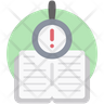 book inspection icon download