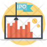 initial public offering icon svg
