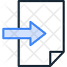 icon for login arrow