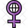 icon for international women day