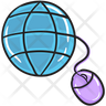 internet surfing logo