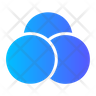 icon circle intersection