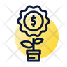 icon for online money flow