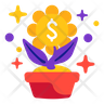 money-growth icons