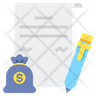 free investment agreement icons