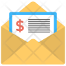 invoice mail symbol