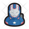 iron patriot icon